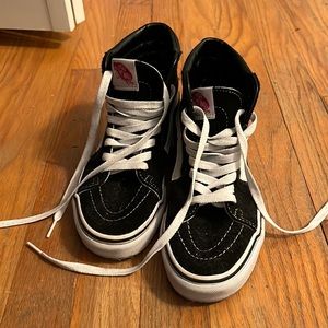 Vans skate high tops worn once